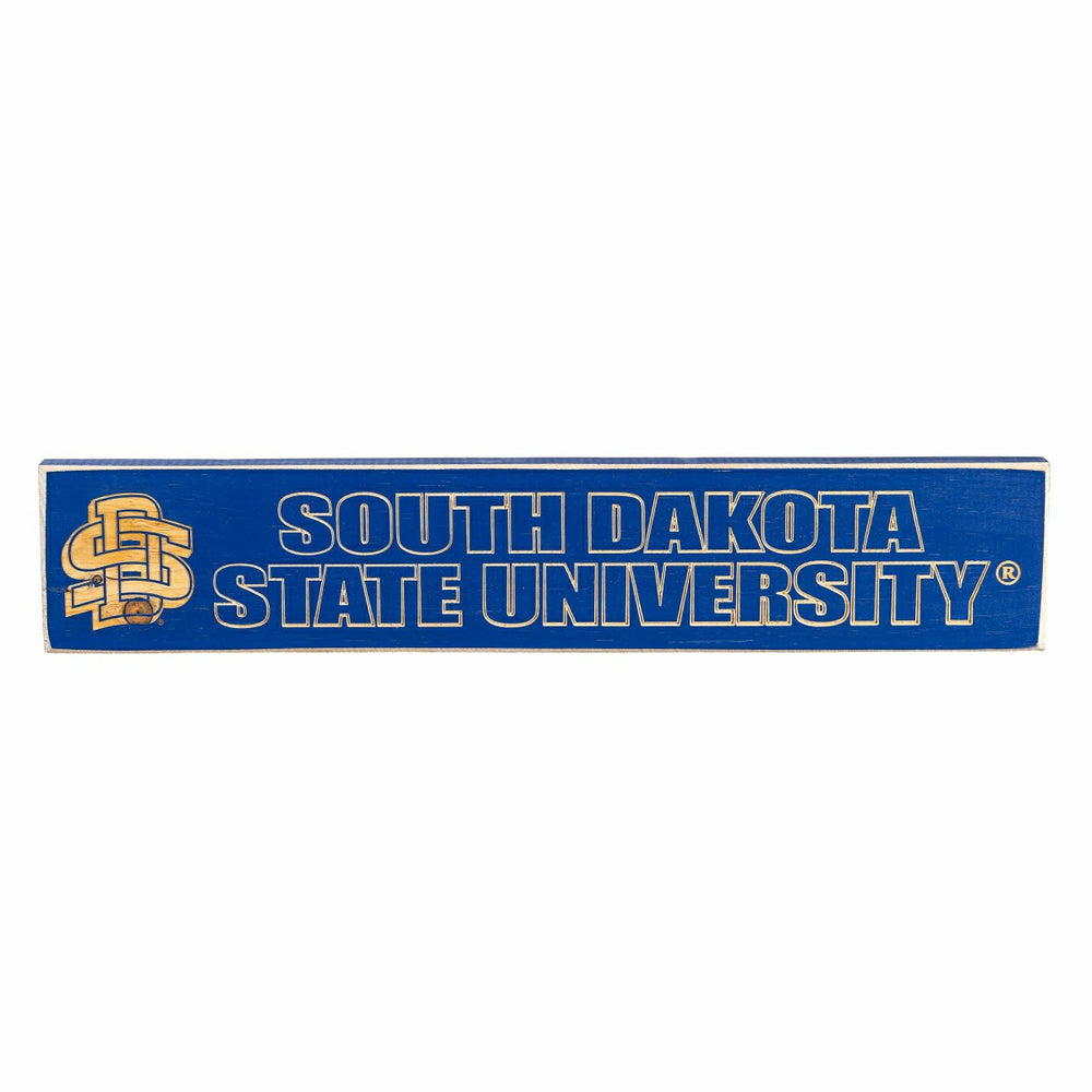 South Dakota State University Engraved Wood Sign, 3.5" x 18"
