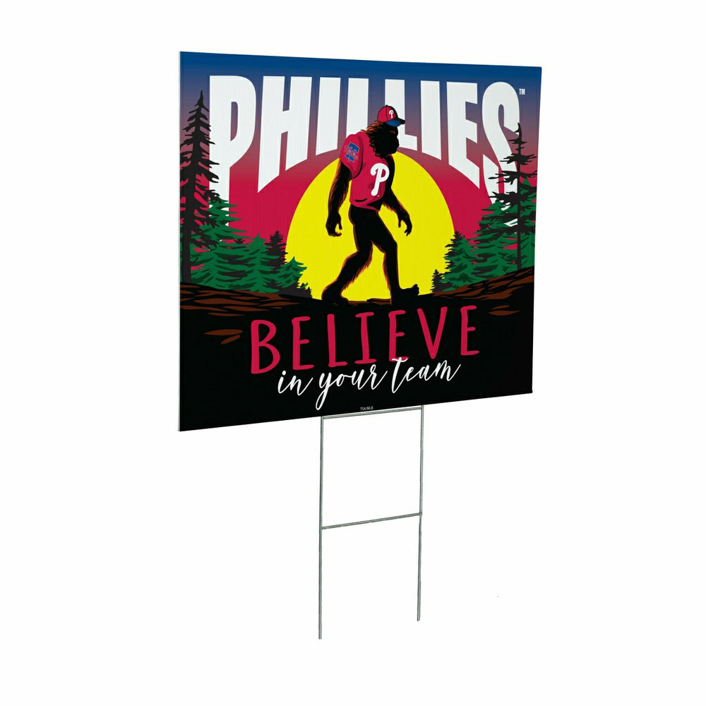 Philadelphia Phillies Yard Sign, Bigfoot