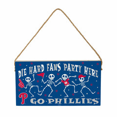 Philadelphia Phillies Halloween Wood Wall Sign, 6x11