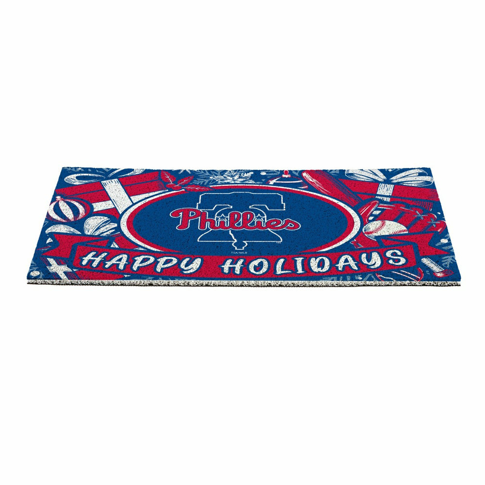 Philadelphia Phillies Holiday PVC Mat, 28"x16"