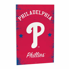 Philadelphia Phillies Wood Wall Sign, 16x24