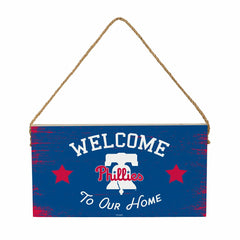 Philadelphia Phillies Wood Wall Sign, 6x11