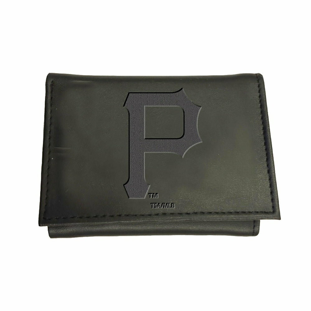 Pittsburgh Pirates Tri-Fold Wallet Black