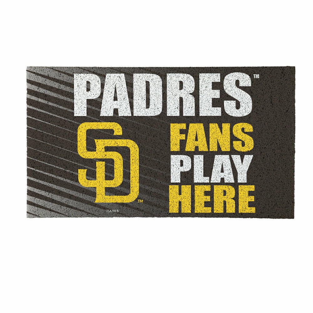 San Diego Padres Fan Mat, 28"x16"