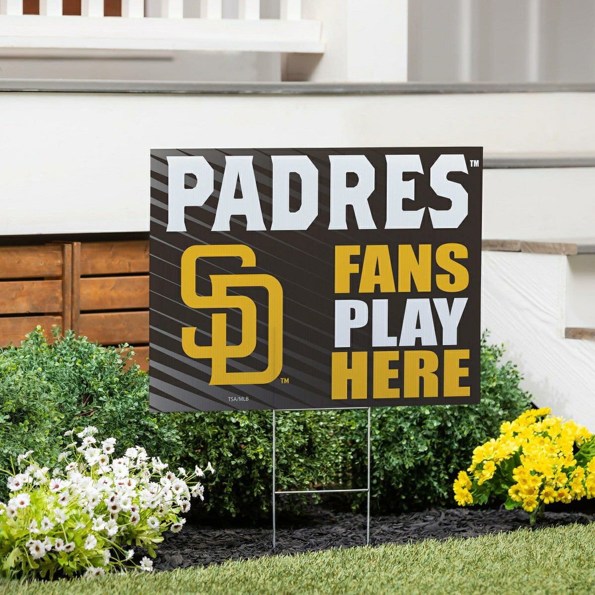 San Diego Padres Coroplast Yard Sign "Fans Play Here"