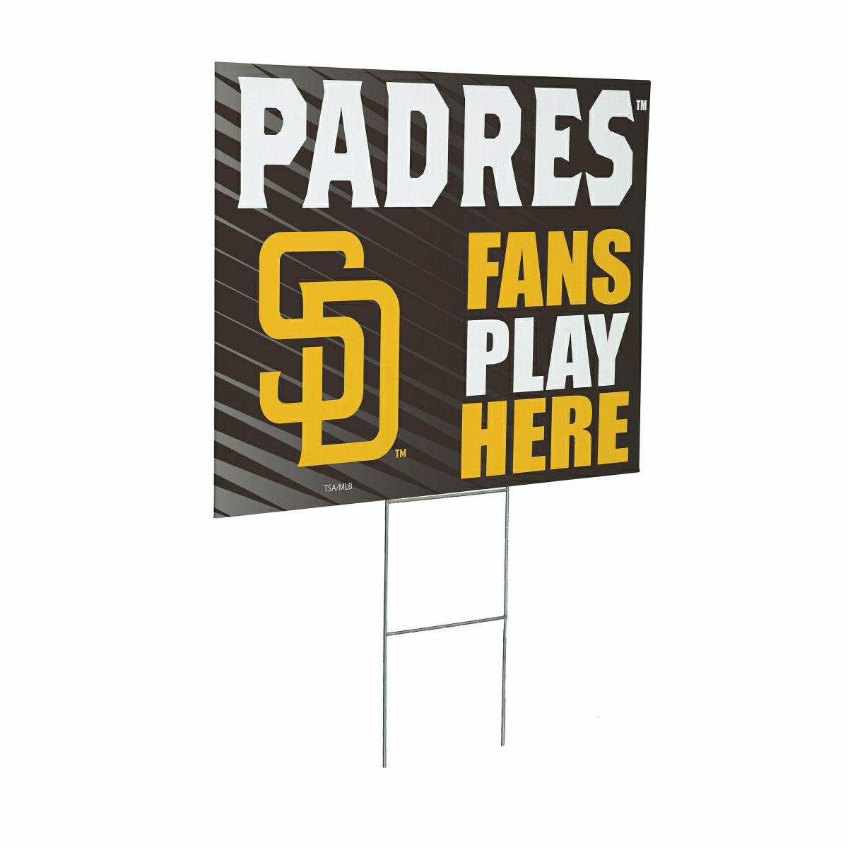 San Diego Padres Coroplast Yard Sign "Fans Play Here"