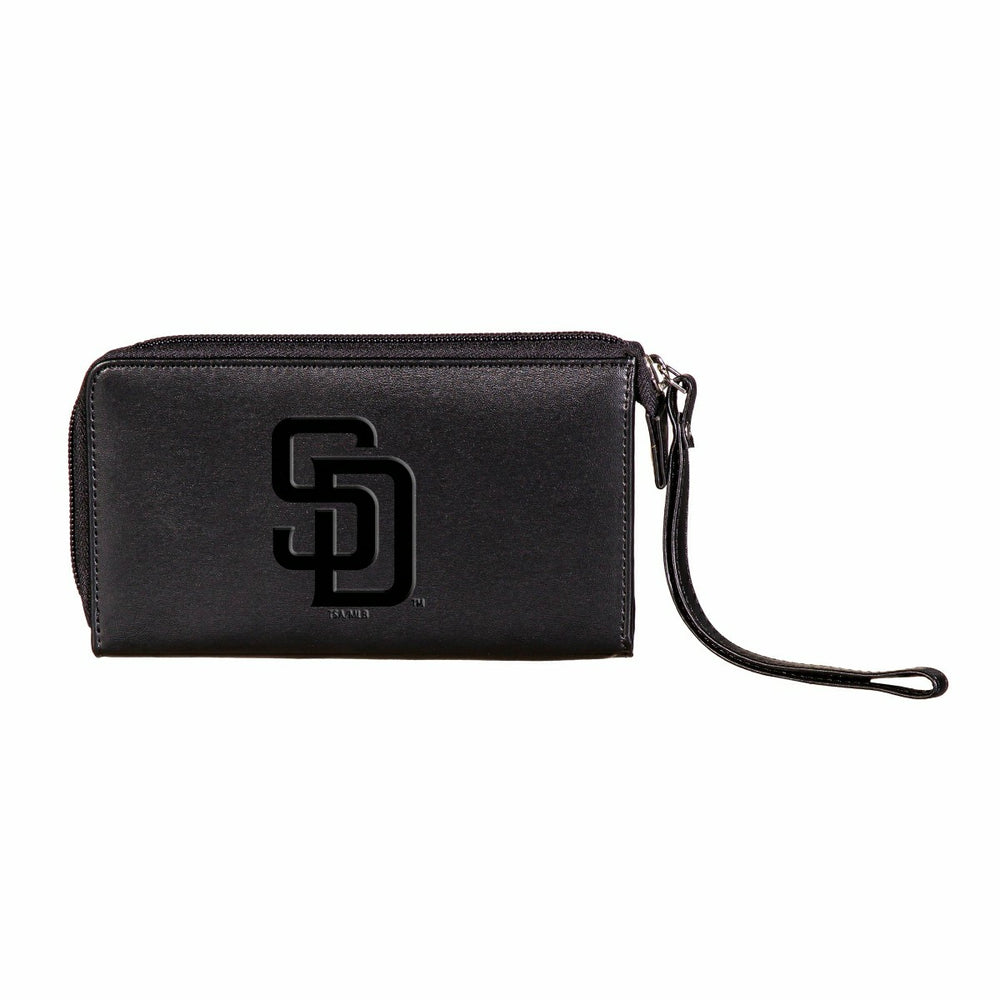 San Diego Padres Wristlet Wallet Black