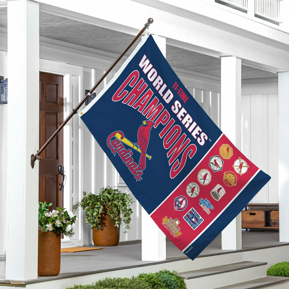 St Louis Cardinals Single Sided Flag w/ 2 Grommets, 3'x5' Multi Win Fl
