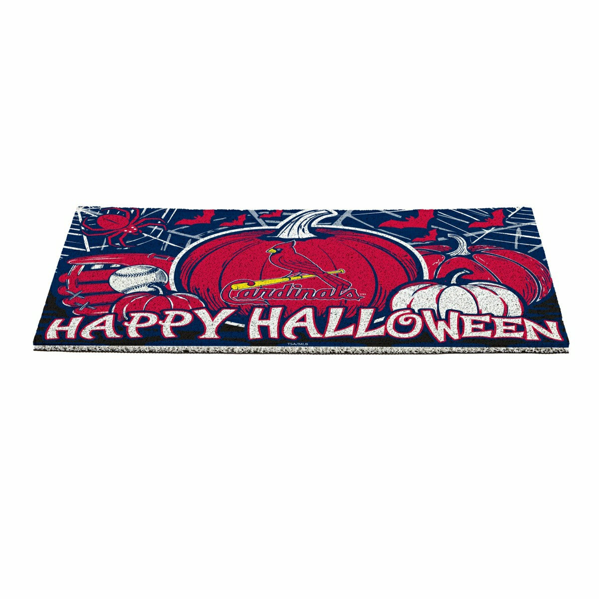 St Louis Cardinals Halloween PVC Mat, 28"x16"