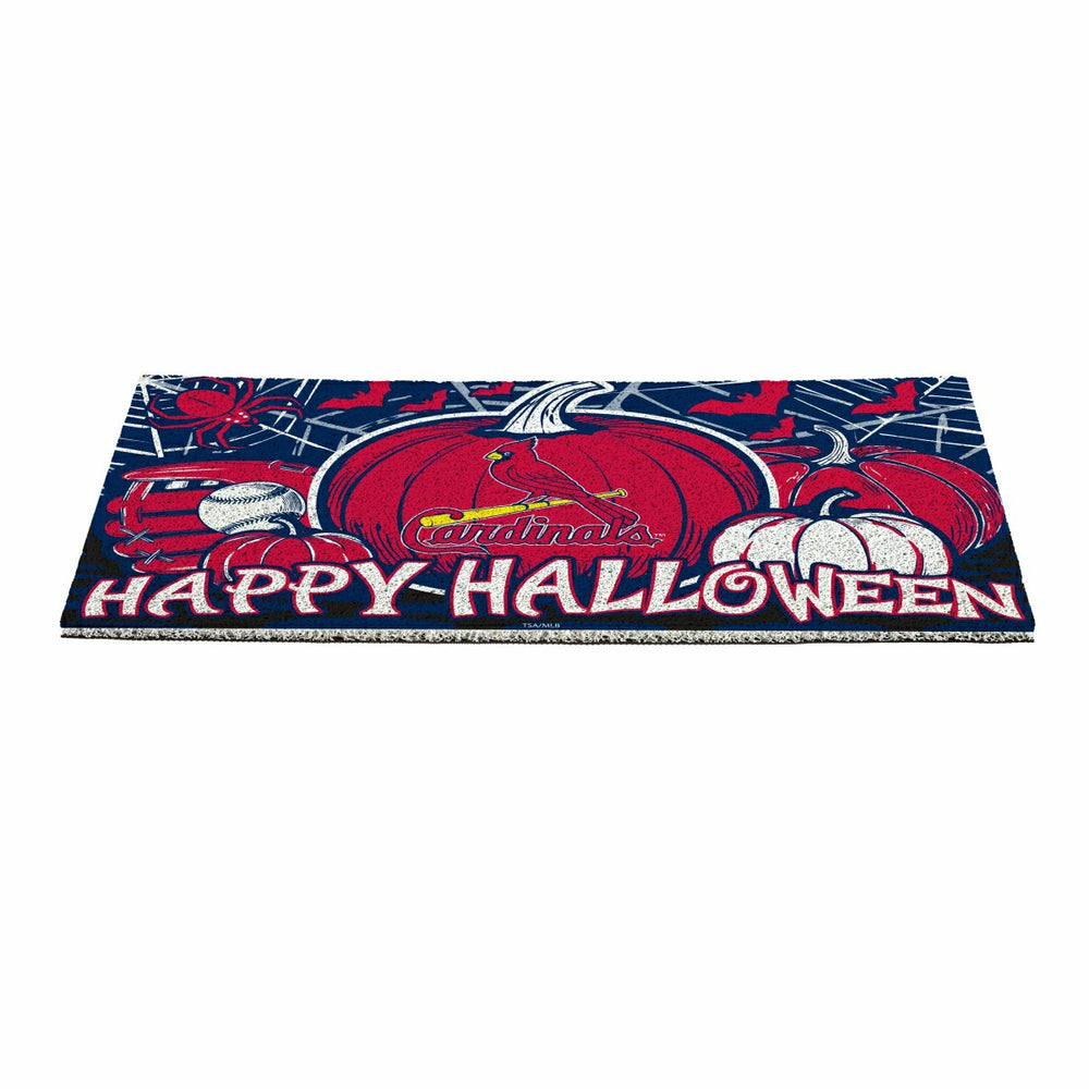 St Louis Cardinals Halloween PVC Mat, 28"x16"