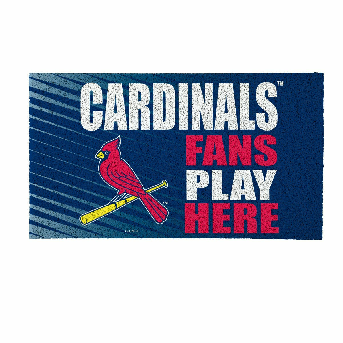 St Louis Cardinals Fan Mat, 28"x16"