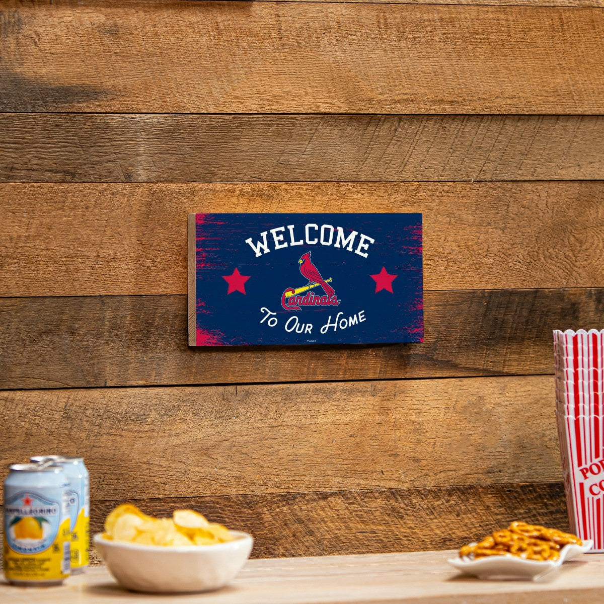St Louis Cardinals Wood Wall Sign, 6x11