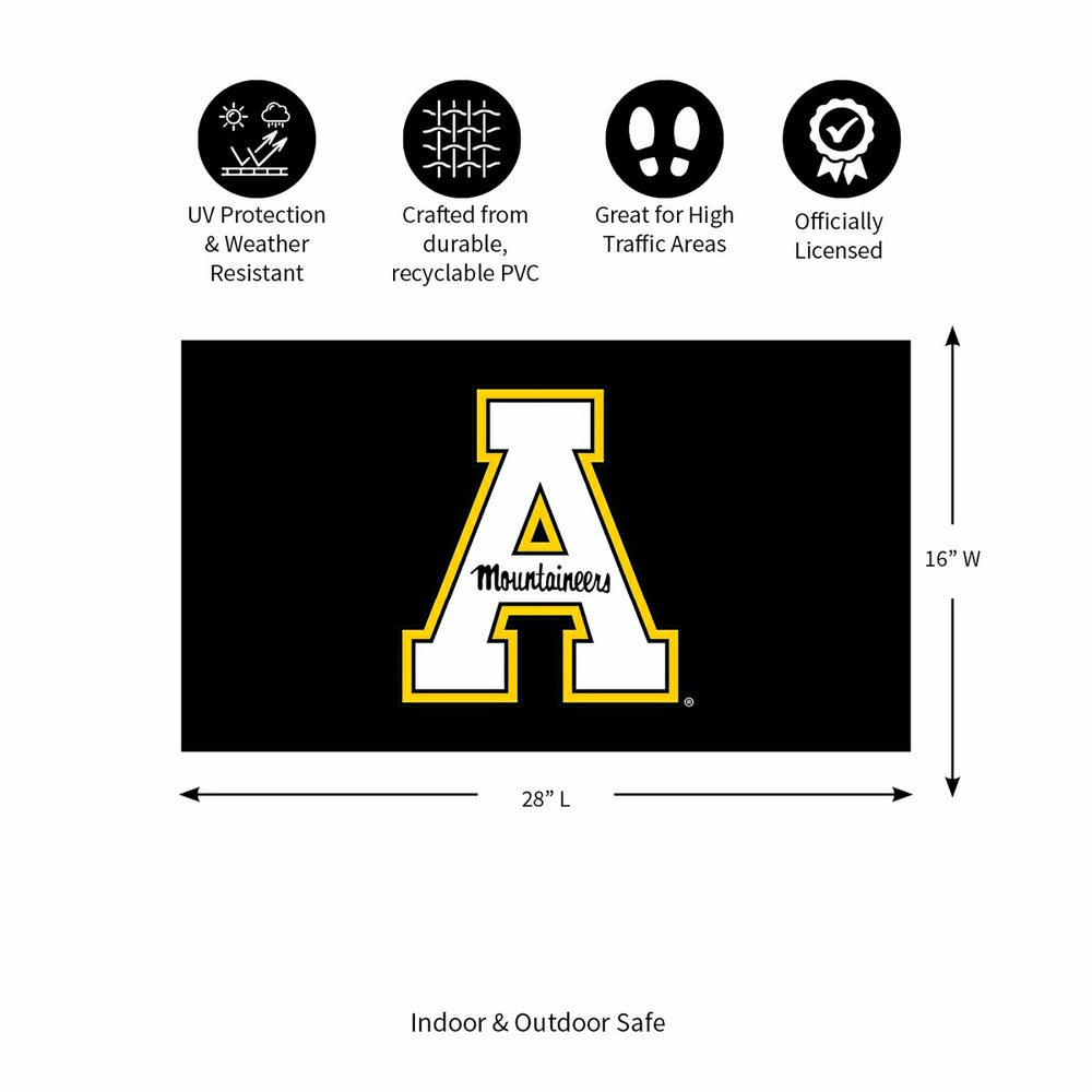 Full Color PVC Mat, 16" x 28", Appalachian State University