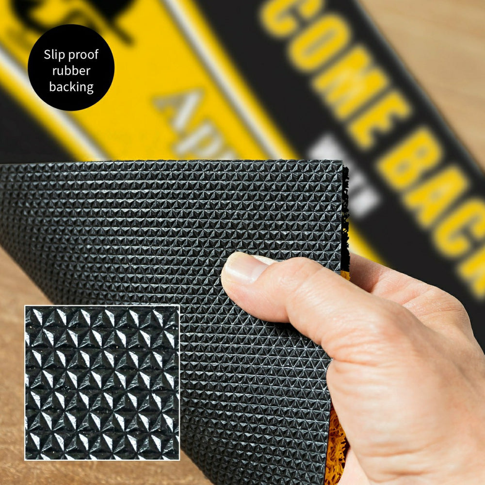 28" x 16" PVC Trapper Mat, Come Back with Tickets, Appalachian State U