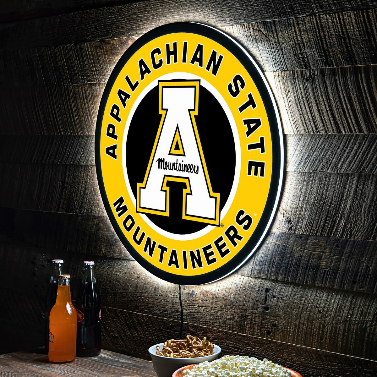 LED Wall Decor, Round, Appalachian State University