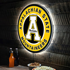LED Wall Decor, Round, Appalachian State University