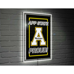 Appalachian State University College Rectangle Neolite LED Decor