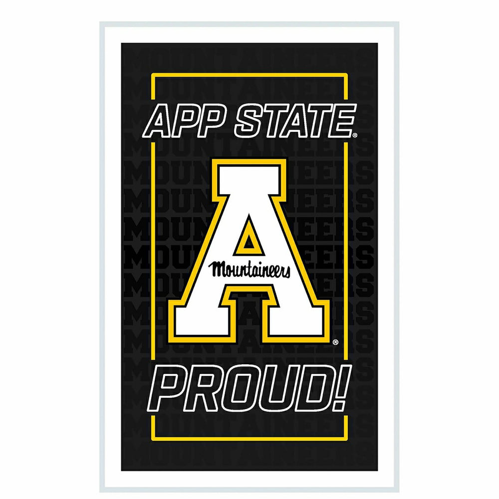 Appalachian State University College Rectangle Neolite LED Decor