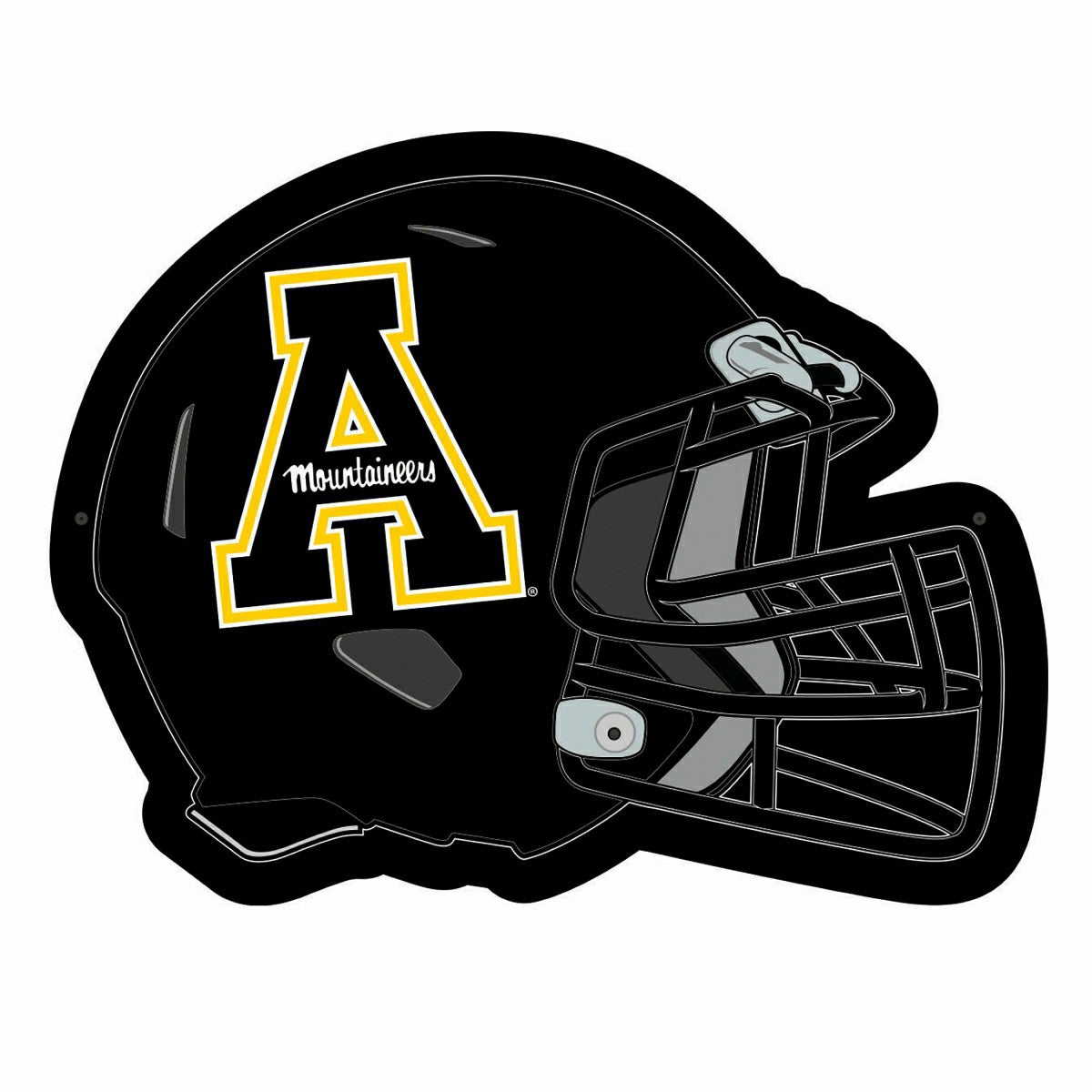 LED Wall Decor, Helmet, Appalachian State University