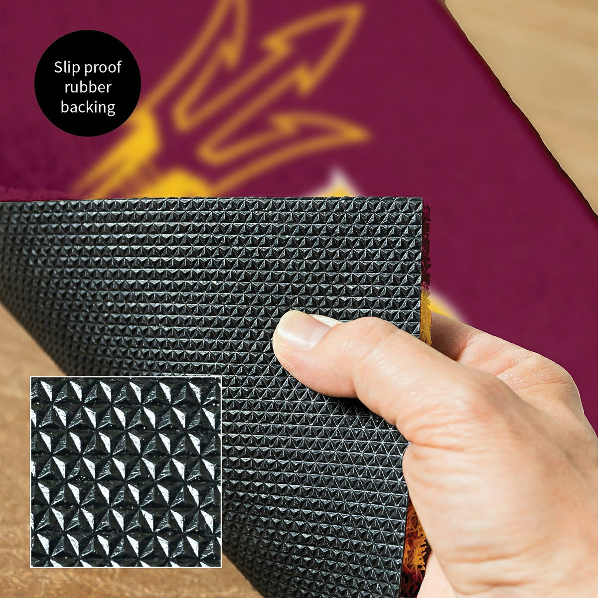 Full Color PVC Mat, 16" x 28", Arizona State University