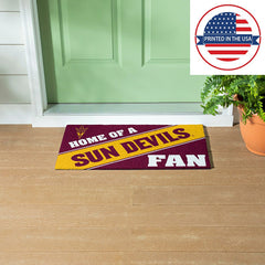 Arizona State University, PVC Mat COLOR, Home of a Fan