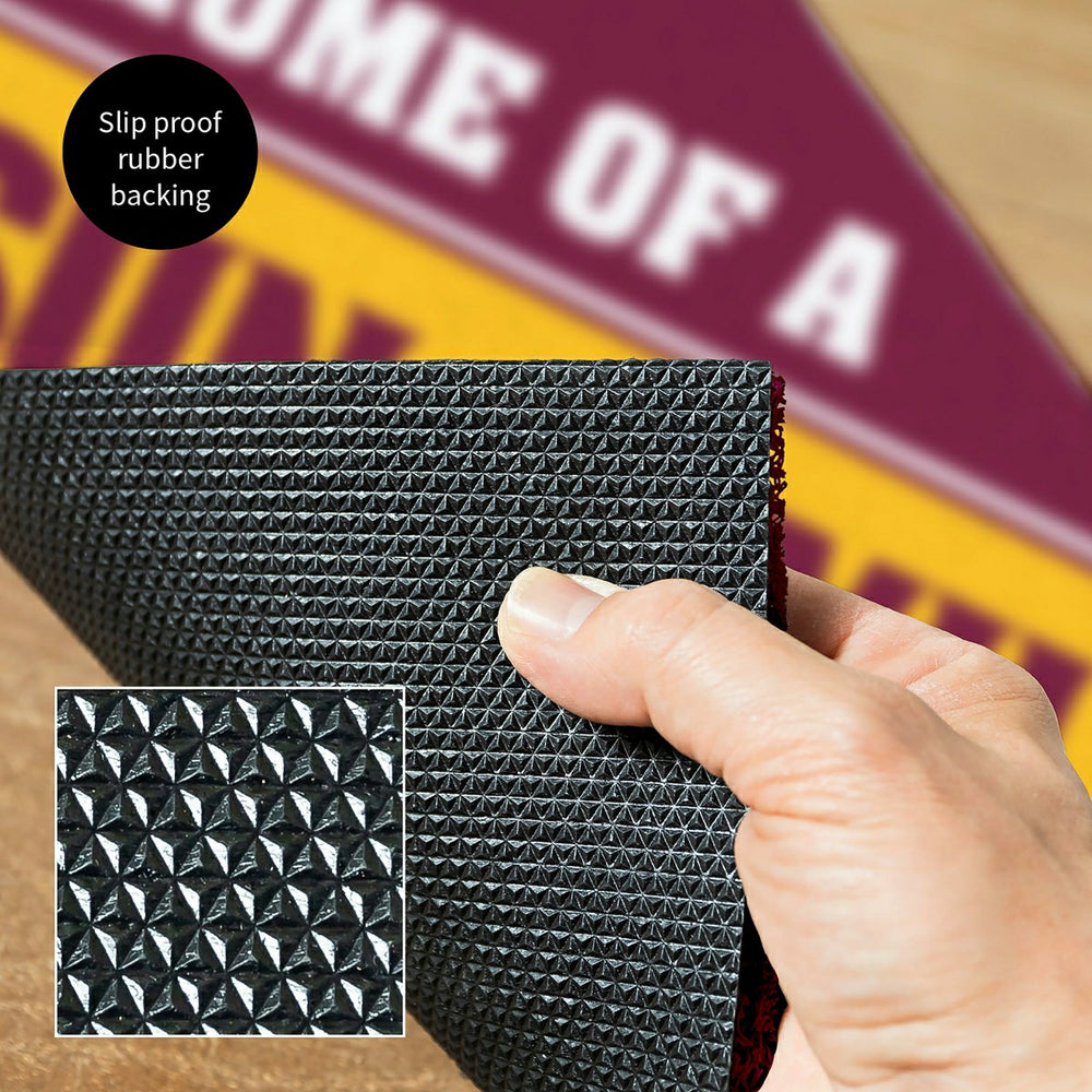 Arizona State University, PVC Mat COLOR, Home of a Fan
