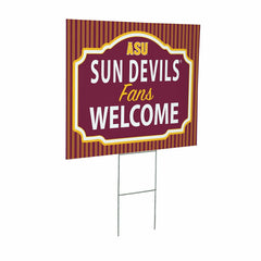 Arizona State University Coroplast Yard Sign, "Fans Welcome"