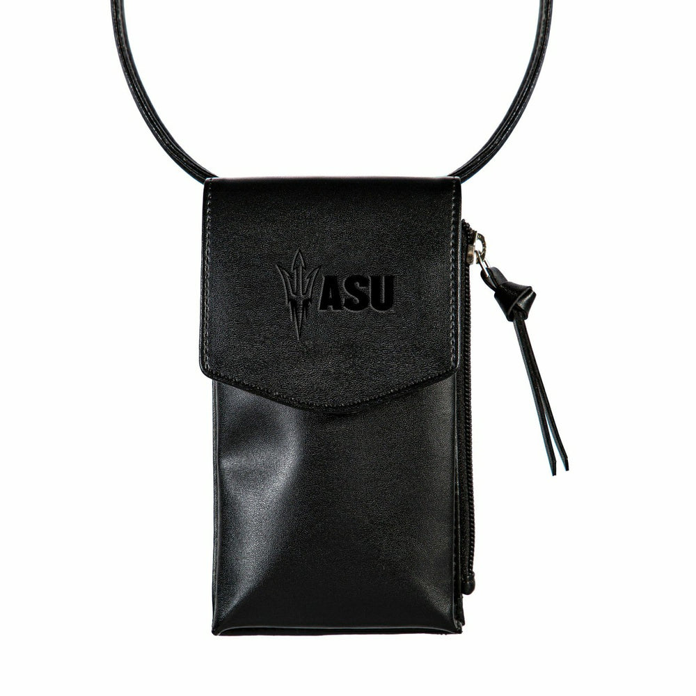 Arizona State University, Cross Body Wallet, Black
