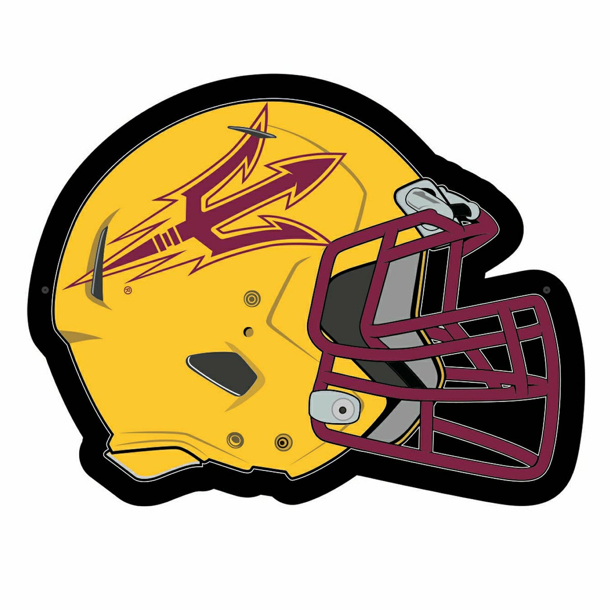 LED Wall Decor, Helmet, Arizona State University