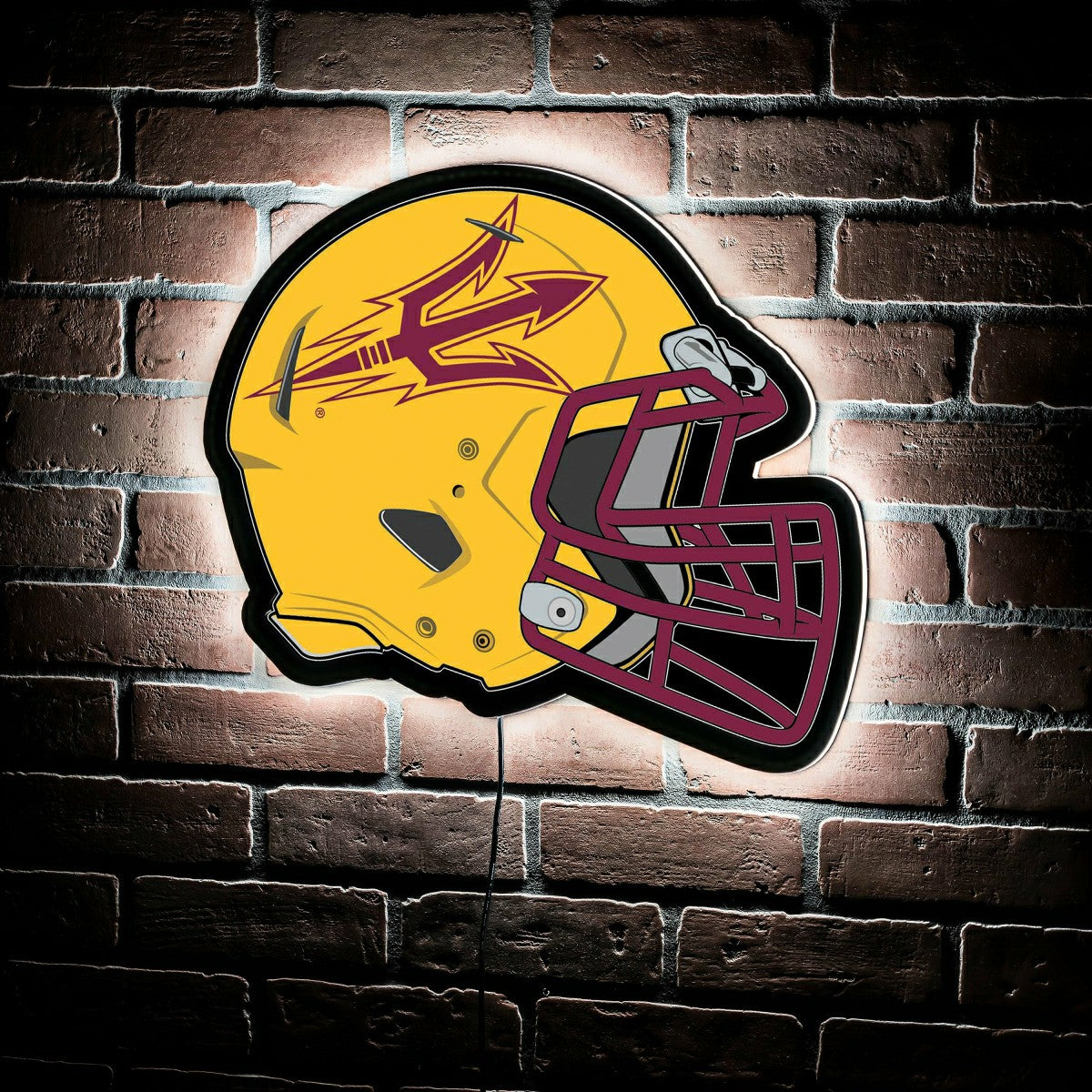 LED Wall Decor, Helmet, Arizona State University