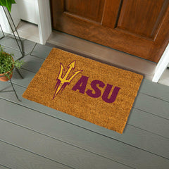Coir Mat, 16"x28", Arizona State University