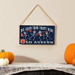 Auburn University Halloween Wood Wall Sign, 6x11