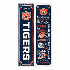46" Double Sided Leaner, Auburn University, Winter Seasonal