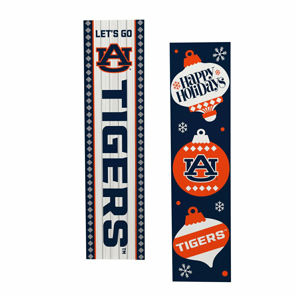 47" Double Sided Leaner, Auburn University, Christmas