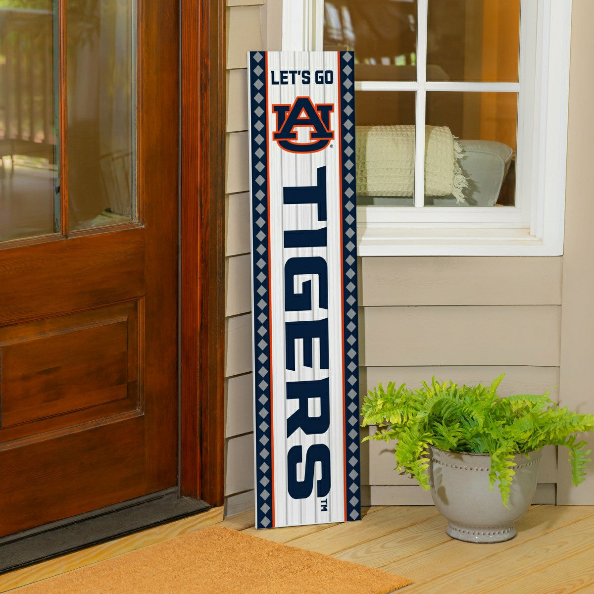 47" Double Sided Leaner, Auburn University, Christmas