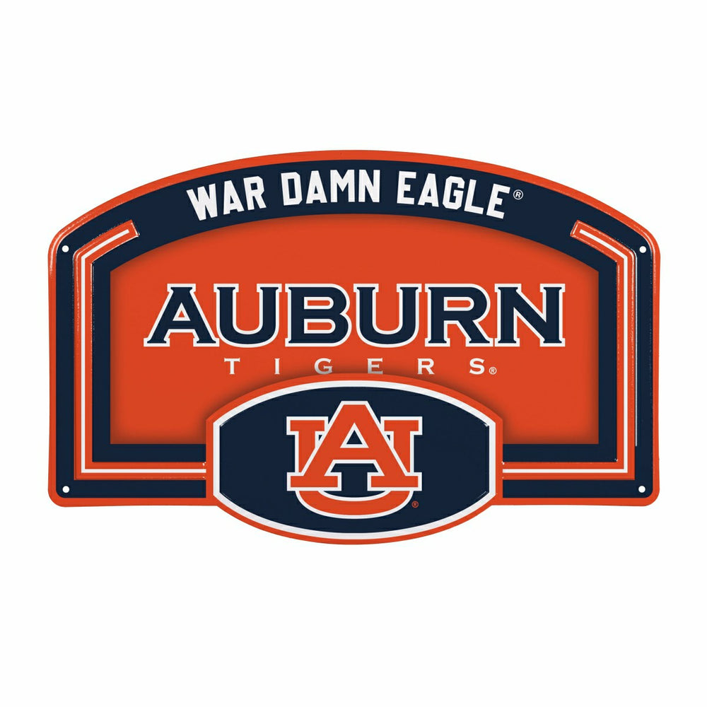 Auburn University USA Embossed Steel Wall Sign, 11" x 17"