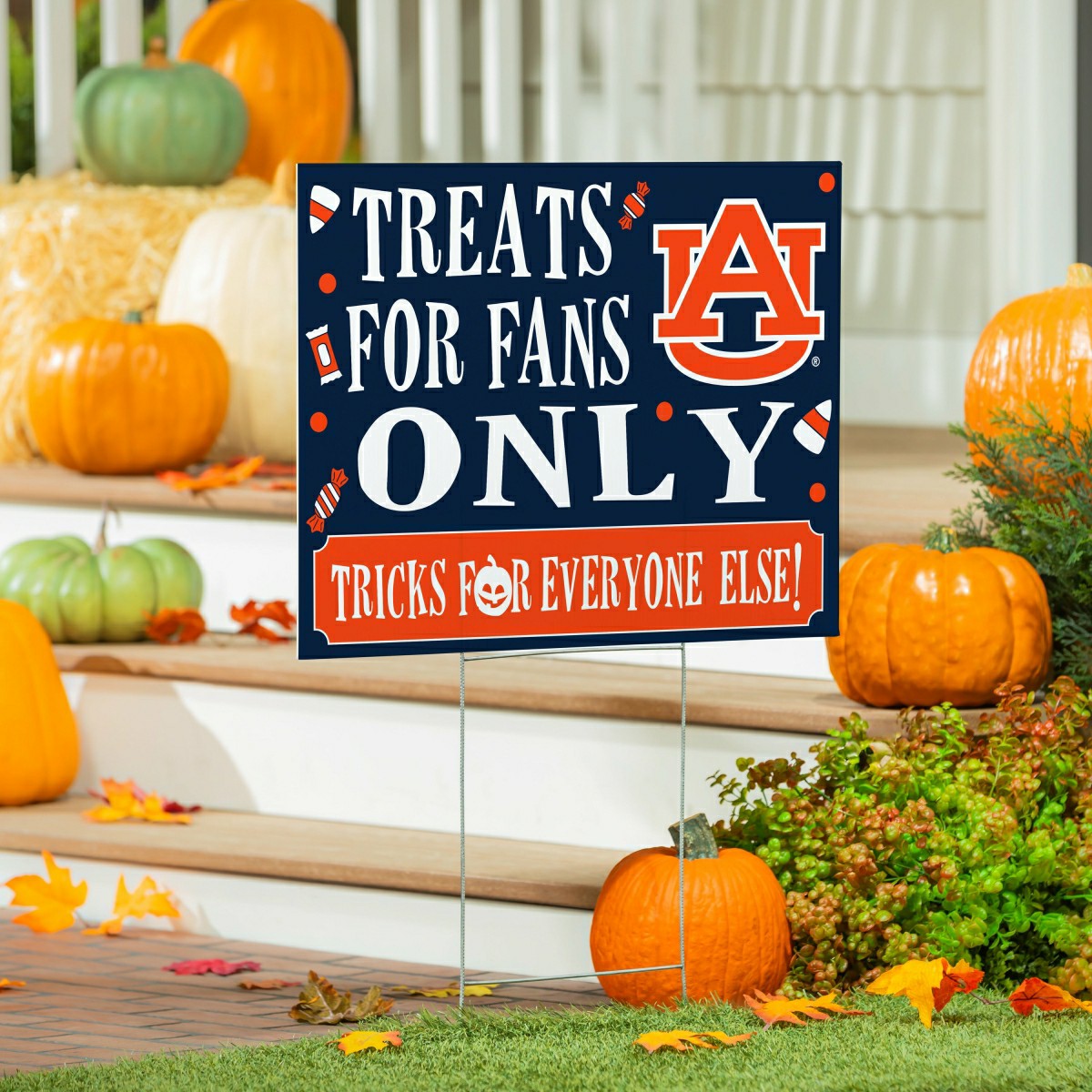 Auburn University Yard Sign, Halloween Treats for Fans