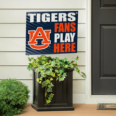 Auburn University Coroplast Yard Sign "Fans Play Here"