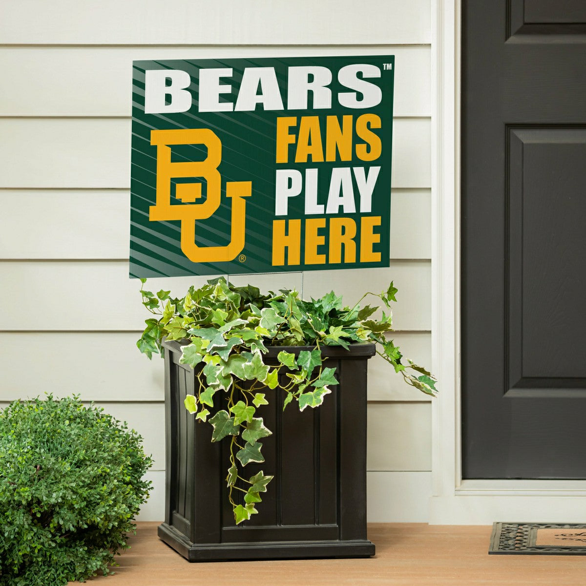 Baylor University Coroplast Yard Sign "Fans Play Here"