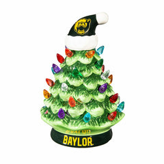 University of Baylor 8" LED Ceramic Christmas Tree