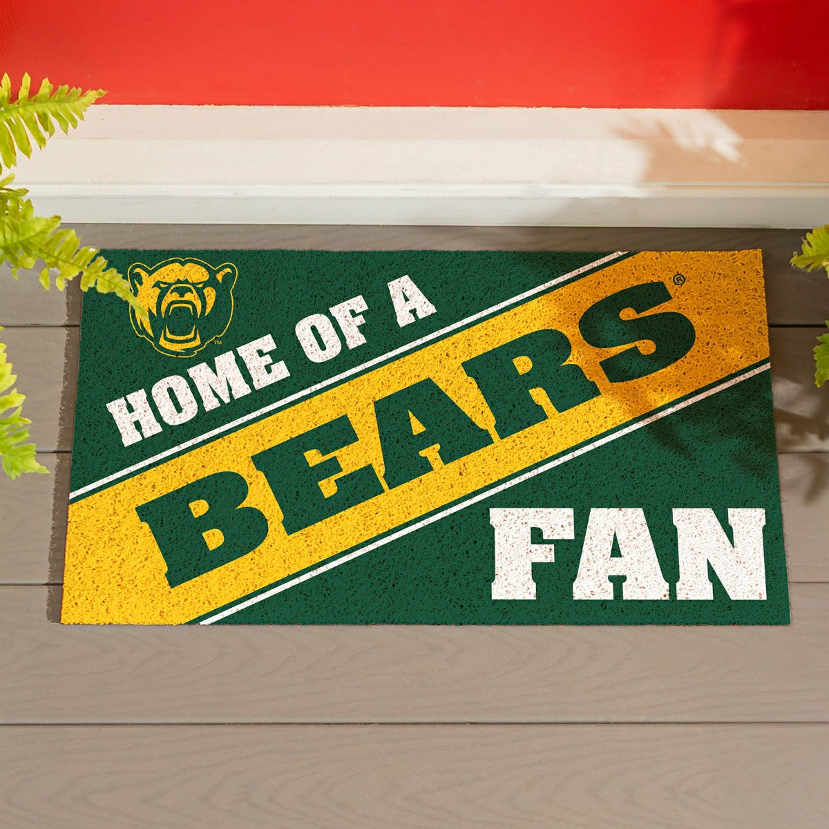 Baylor University, PVC Mat COLOR, Home of a Fan
