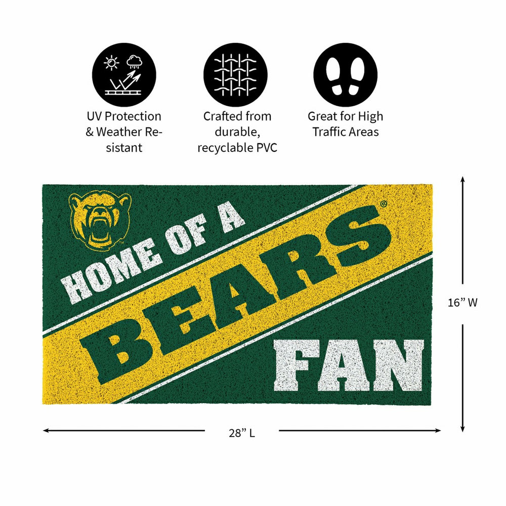 Baylor University, PVC Mat COLOR, Home of a Fan