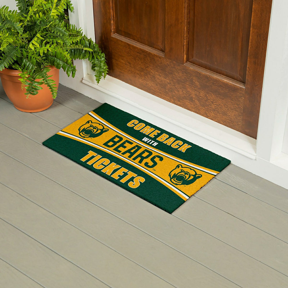28" x 16" PVC Trapper Mat, Come Back with Tickets, Baylor University
