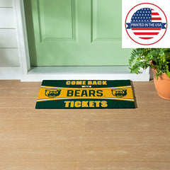 28" x 16" PVC Trapper Mat, Come Back with Tickets, Baylor University