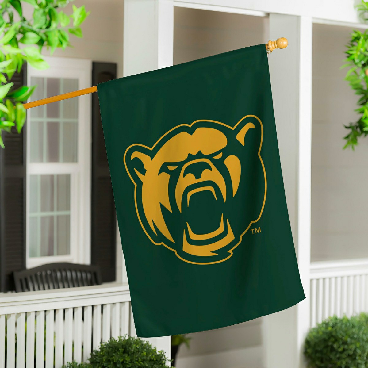 Baylor University Applique House Flag