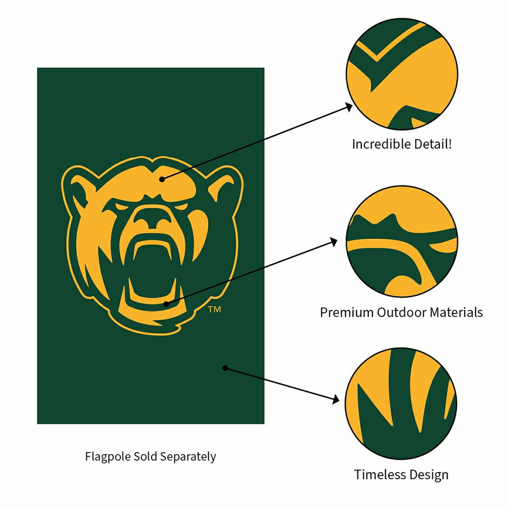 Baylor University Applique House Flag