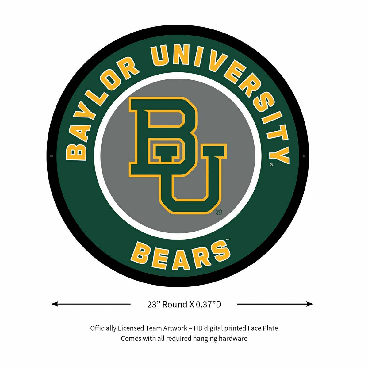 LED Wall Decor, Round, Baylor University