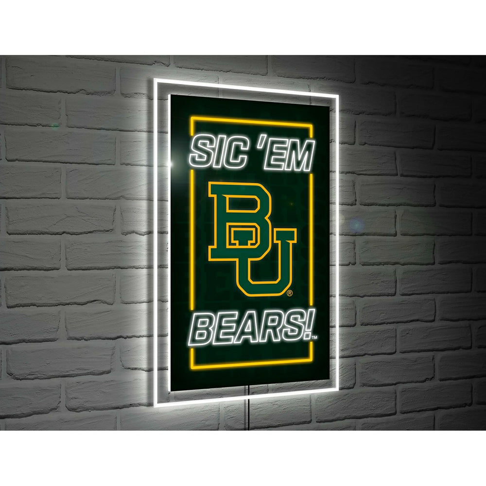 Baylor University College Rectangle Neolite LED Decor