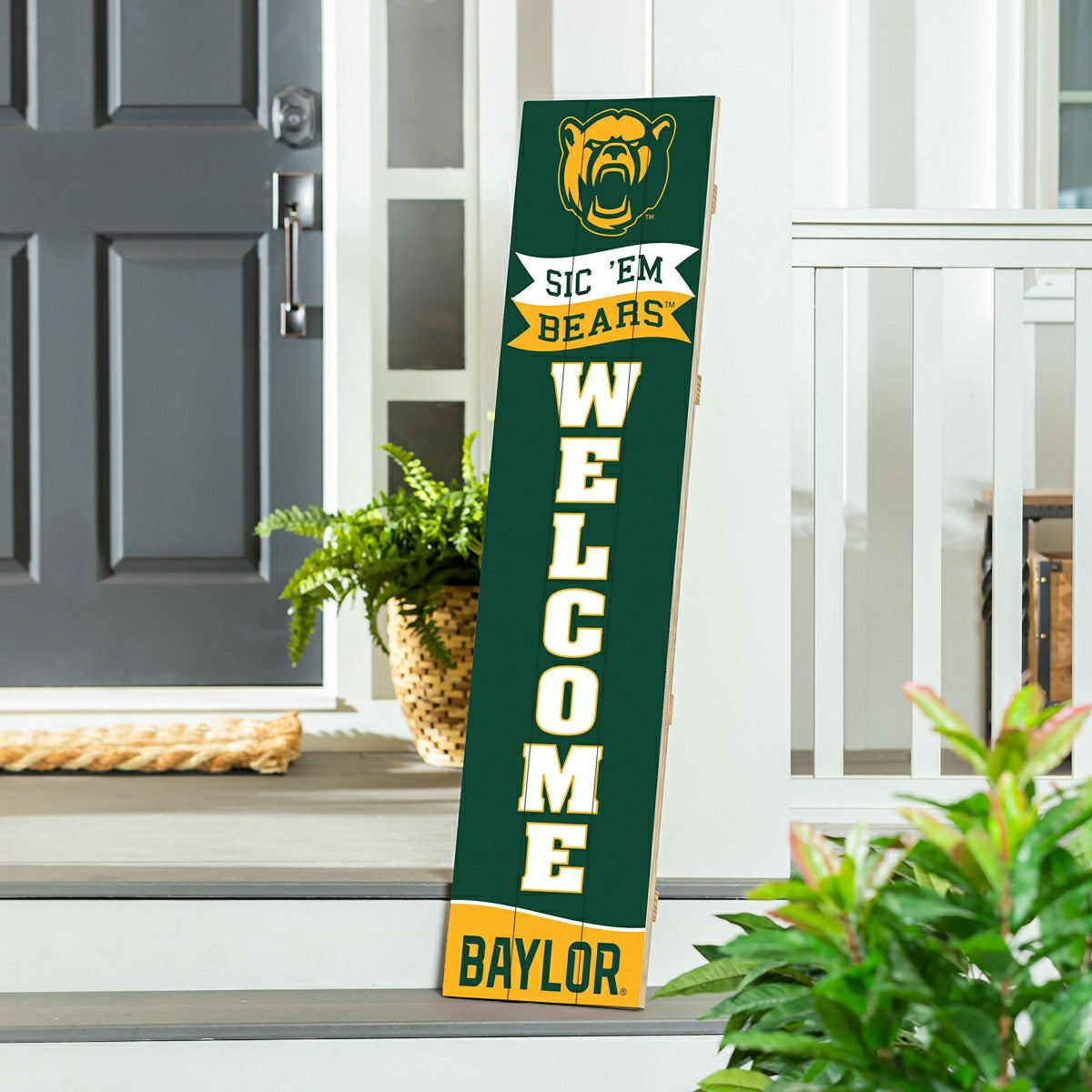Baylor University Large Single Sided Leaner, 46"