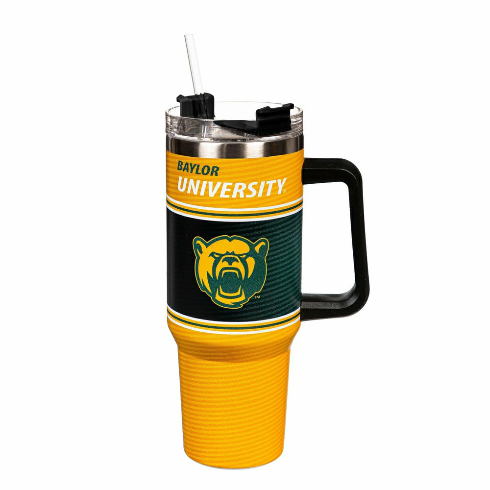 40oz Stainless Steel Canyon Cup w/ Straw, Baylor University